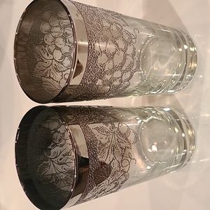 Mid-Century 1960’s Lusterware Highball Glasses